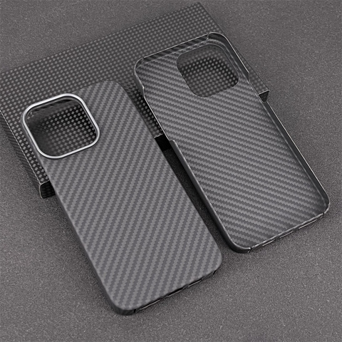 Gray — Carbon Fiber 15, 14, 13 iPhone Case