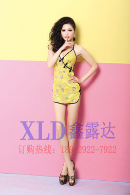 复古吊带纱裙桑拿性感连衣裙夜店KTV女装制服诱惑足疗技师工作服-淘宝网