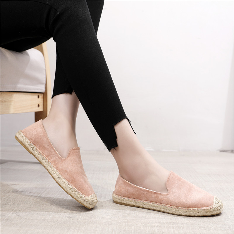 pêcheur de chaussures de femmes flats 2019 nouveau gros fond han édition linge de bas de paille paresseux chaussures de femmes slip-on en toile sauvages pêcheur de chaussures de femmes flats 2019 nouveau gros fond han édition linge de bas de paille paresseux chaussures de femmes slip-on en toile sauvages