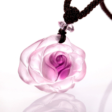 Пара подвесок древние розы цветок женский свитер кулон ожерелье любовь розы подарить подруге украшения