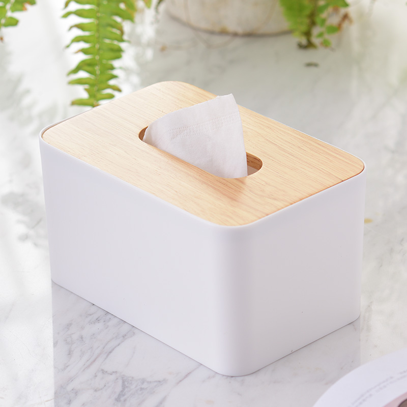 household hotel dining room solid wood cover oak cover tissue box paper extraction box toilet car in northern europe simple tissue box