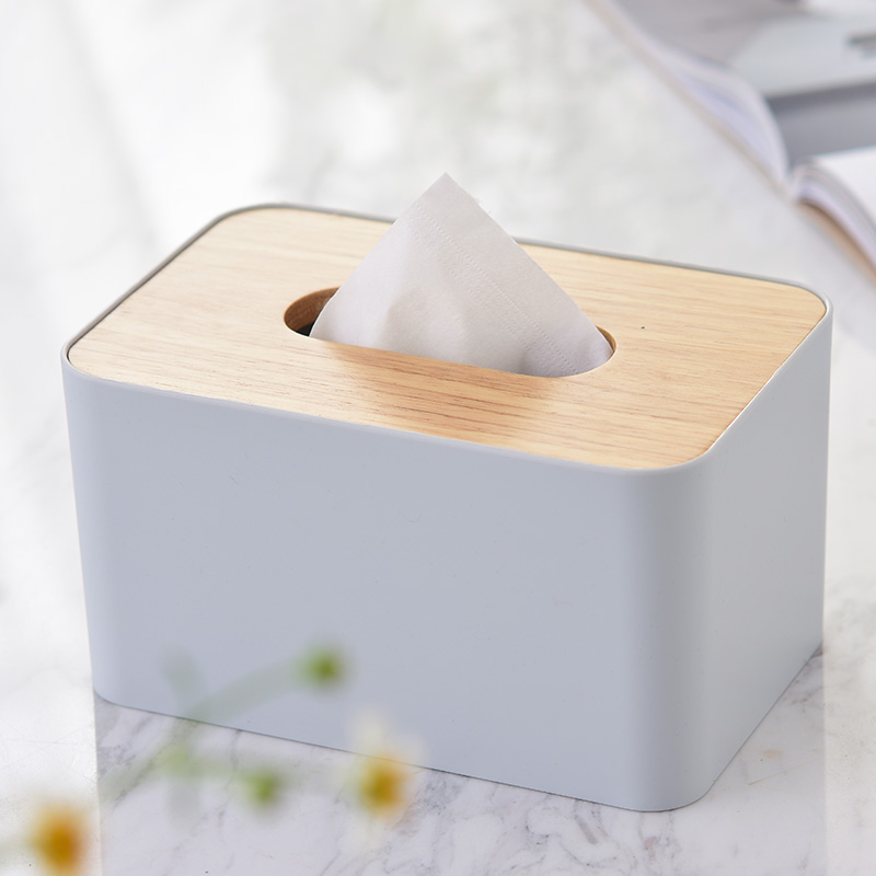 household hotel dining room solid wood cover oak cover tissue box paper extraction box toilet car in northern europe simple tissue box