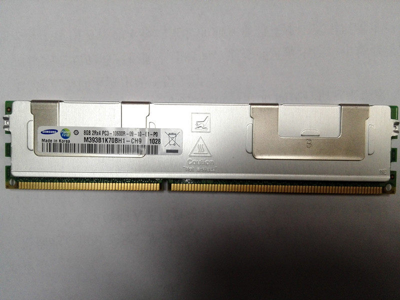 samsung original 8g 2rx4 ddr3 1333 ecc reg pc3l-10600r server memory module
