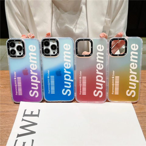 Supreme Gradient Color 14, 13, 12 iPhone Case