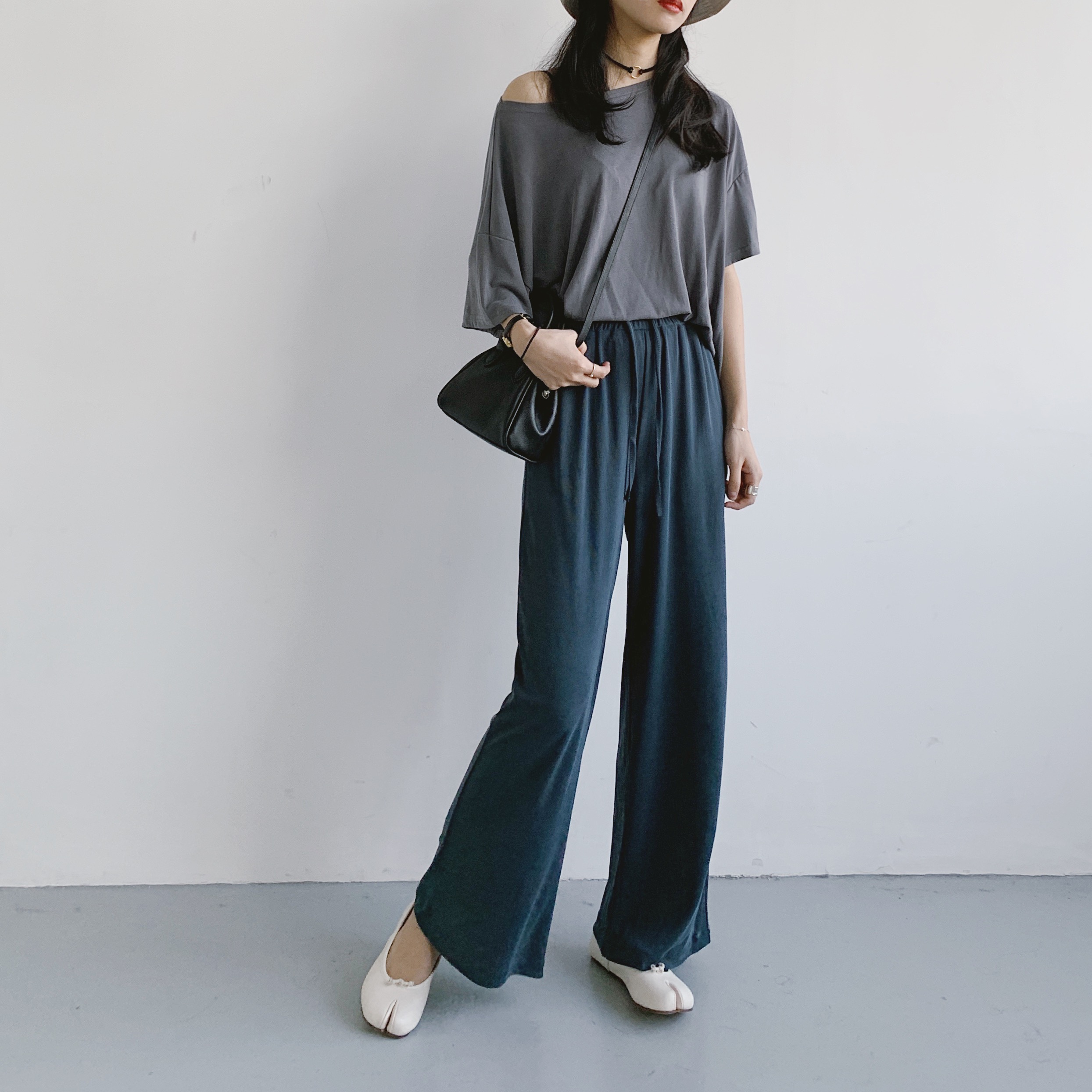 su la maison vintage de minces bandes de cuivre de l'ammoniac soie jambe large pantalon de femmes d'été taille haute lâche femmes minces pantalons minces pantalon casual su la maison vintage de minces bandes de cuivre de l'ammoniac soie jambe large pantalon de femmes d'été taille haute lâche femmes minces pantalons minces pantalon casual
