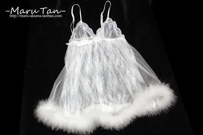 【包邮】性感の毛毛小夜衣情趣软妹私房摄影欧美情趣可爱吊带裙-淘宝网