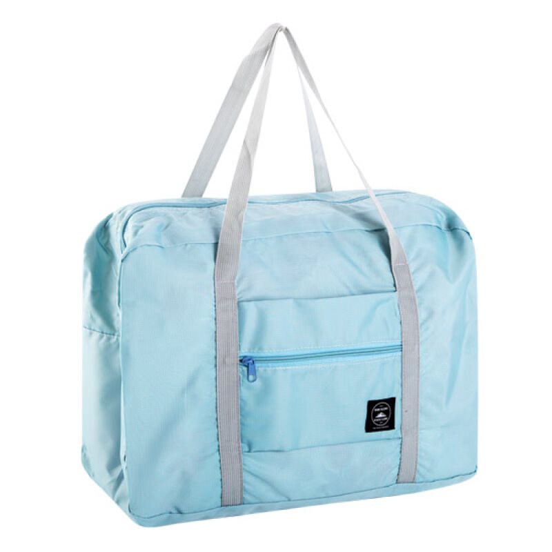 pliante portative de tirette zone de stockage de sac petit sac de voyage grande capacité sac à bagages de vêtements sac de rangement bleu clair pliante portative de tirette zone de stockage de sac petit sac de voyage grande capacité sac à bagages de vêtements sac de rangement bleu clair