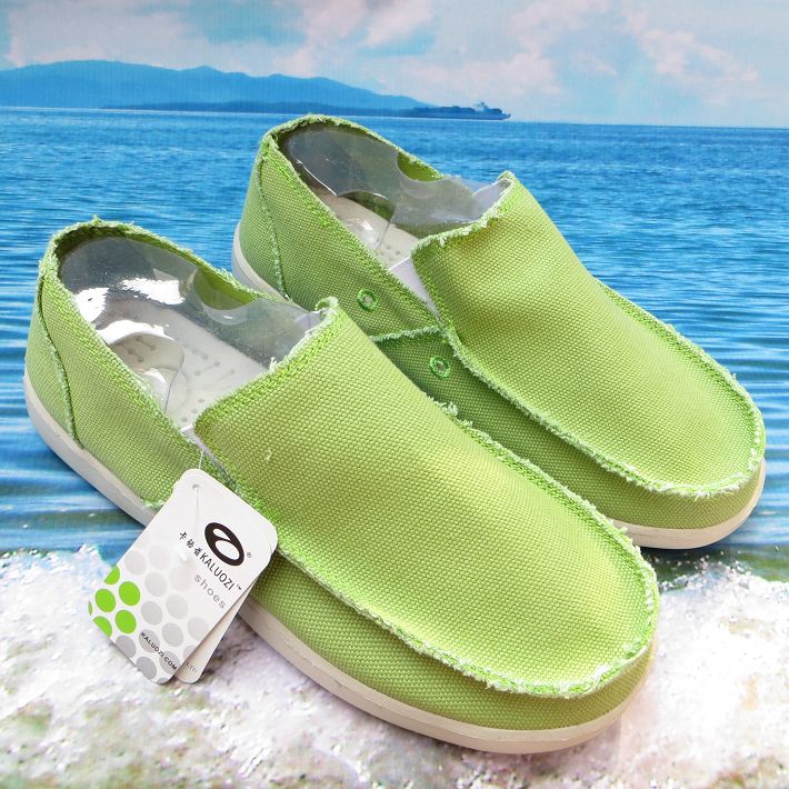 2017 été respirant chaussures de toile de glisser sur simple confortable casual hommes chaussures de ultra-léger aux pieds nus chaussures à semelle souple vert 2017 été respirant chaussures de toile de glisser sur simple confortable casual hommes chaussures de ultra-léger aux pieds nus chaussures à semelle souple vert