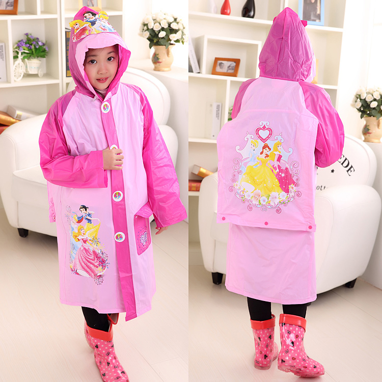 兒童雨衣雨披帶書包位男童女童寶寶學生幼兒小孩雨衣韓國男女孩