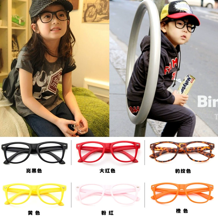 韓版時尚兒童眼鏡框復古百搭男女童裝飾眼鏡無鏡片超輕寶寶眼鏡架