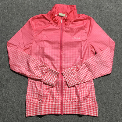 F81421 adidas NEO angelababy防风衣皮肤衣海报款外套运动风衣