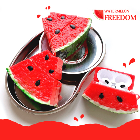 Watermelon Slice Protective Carry Airpods 1, Airdpods 2, Airpods 3, Airpods Pro AirPods Case