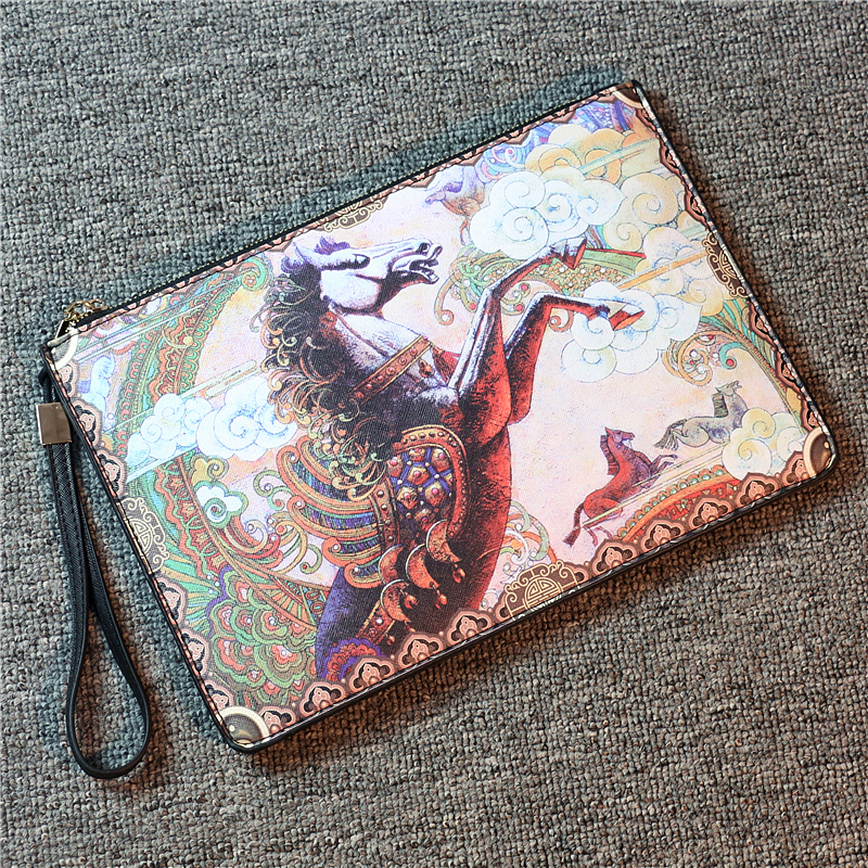 la tendance des hommes de sac à main en 2019 version coréenne imprimé floral sac d'embrayage de la rue de la mode mince sac à main des hommes et des femmes casual sac à main la tendance des hommes de sac à main en 2019 version coréenne imprimé floral sac d'embrayage de la rue de la mode mince sac à main des hommes et des femmes casual sac à main