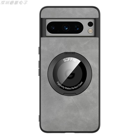 Leather MagSafe Business Style Kickstand Function 8, 8 Pro Google Pixel Phone Case