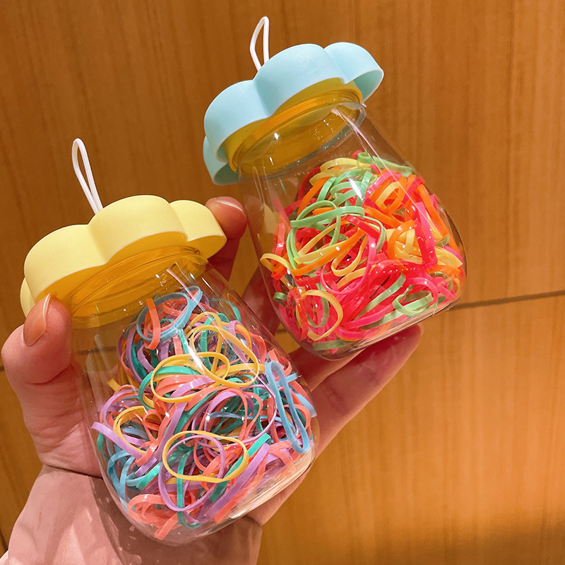 Disposable Small Hair Rope Children's Hair Rope Hair Accessories Baby Baby Hair Tie Rubber Band Good Elasticity Does Not Hurt Hair Ring