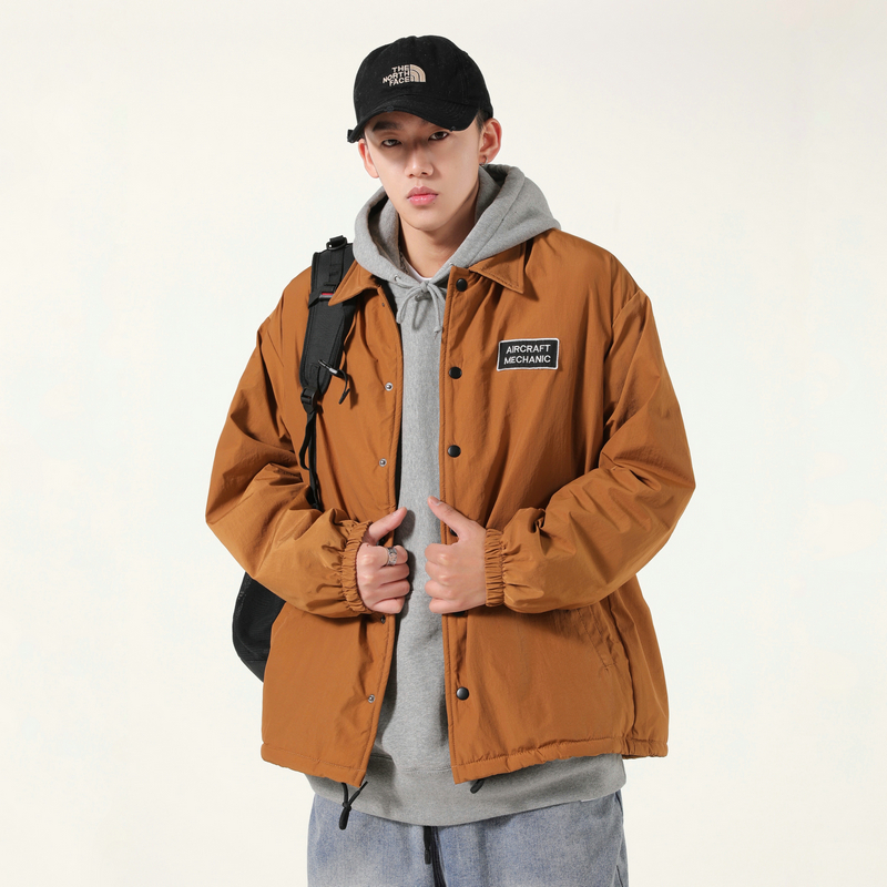 20 autumn and winter Japanese original Shawn Yue tide men and women neutral lamb wool warm function coach jacket cotton padded coat