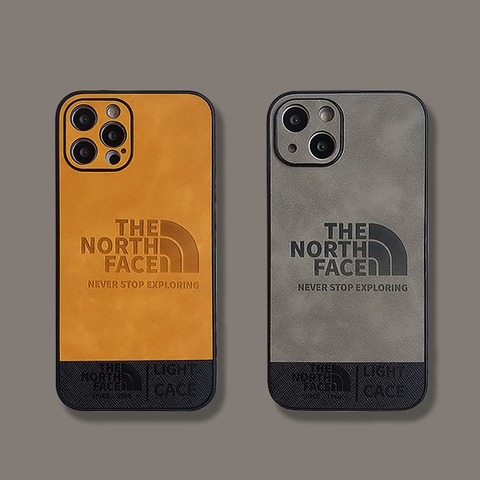 The North Face Microfiber Suede Embossed 13, 13 Pro, 13 Pro Max, 12, 12 Pro, 12 Pro Max, 11, 11 Pro, 11 Pro Max iPhone Case