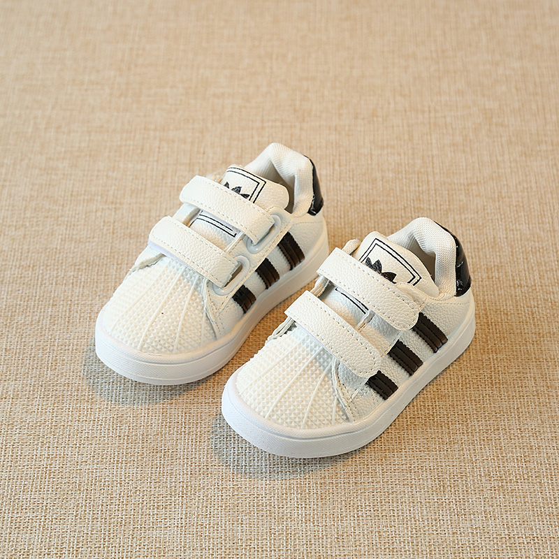 春夏男童寶寶運動鞋女童網鞋0-1-2-3歲嬰兒學步鞋軟底透氣小白鞋