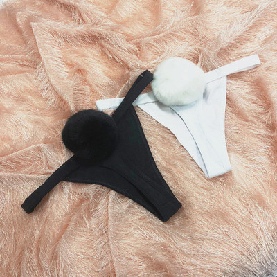 ins网红同款棉质内裤女T裤性感丁字裤女骚火辣2018欧美野性打底裤-淘宝网