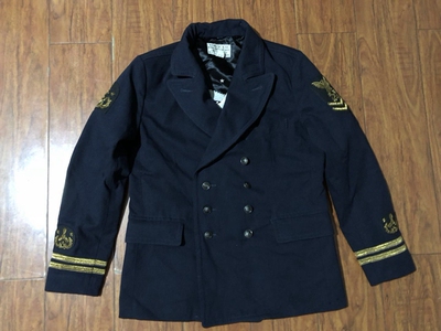 RRL 18 官网领先 蓝染羊毛混纺 海军军官 复古大衣 限量款