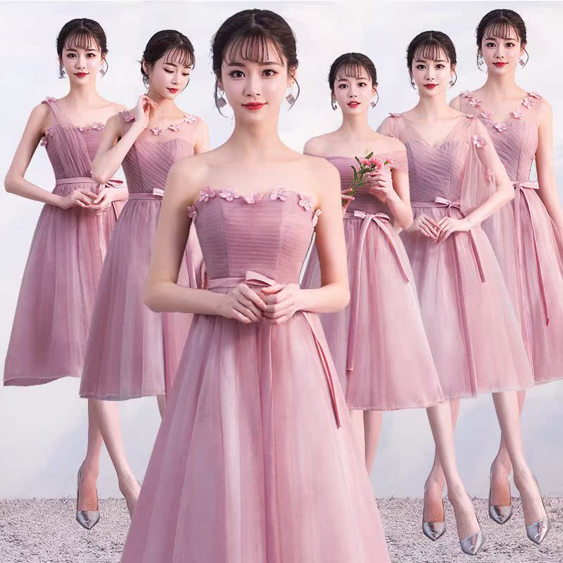 de demoiselle d'honneur robes de 2019, le nouveau printemps de demoiselle d'honneur robes longues de demoiselle d'honneur groupe de robe de sœurs de la jupe robe de demoiselle d'honneur femme fées qualité de demoiselle d'honneur robes de 2019, le nouveau printemps de demoiselle d'honneur robes longues de demoiselle d'honneur groupe de robe de sœurs de la jupe robe de demoiselle d'honneur femme fées qualité