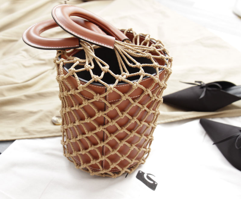 2018 nouvelle sydney mona vend résille sac seau sac tissé grille de sac à main en cuir panier sac à main 2018 nouvelle sydney mona vend résille sac seau sac tissé grille de sac à main en cuir panier sac à main