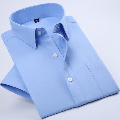 l'été mince lumière bleue sergé blanc shirt pour hommes à manches courtes de la jeunesse de carrière dans les affaires de l'outillage casual pouces rack avec la marée l'été mince lumière bleue sergé blanc shirt pour hommes à manches courtes de la jeunesse de carrière dans les affaires de l'outillage casual pouces rack avec la marée