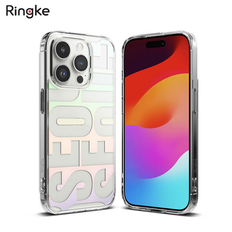 Ringke Fusion New Light Weight Transparent Clear High End Premium Tough Shockproof 15, 15 Plus, 15 Pro, 15 Pro Max iPhone