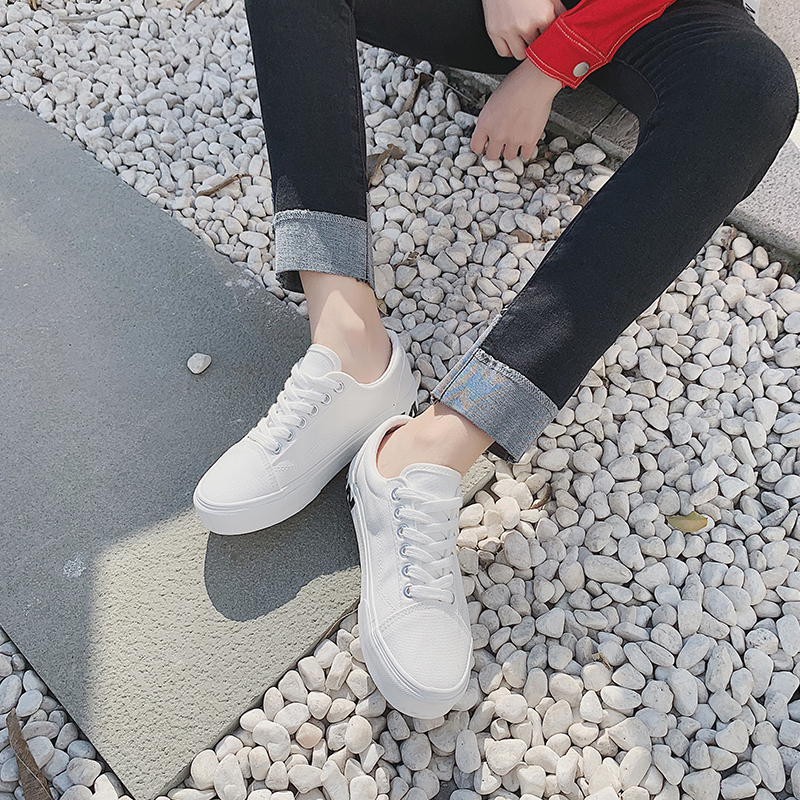 mg les petits comme les étudiants blanc chaussures de dentelle appartements en bord de chaussures de 2019 été nouvelle version coréenne de chaussures de toile occasionnels chaussures de marée mg les petits comme les étudiants blanc chaussures de dentelle appartements en bord de chaussures de 2019 été nouvelle version coréenne de chaussures de toile occasionnels chaussures de marée