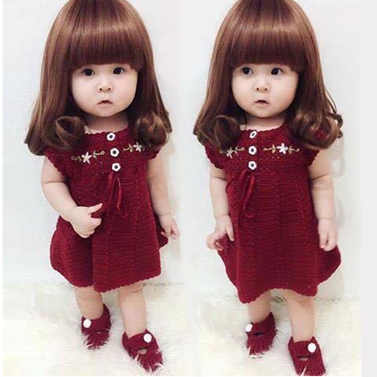 假發女童假發套韓兒童長假發直發女寶寶小孩模特攝影假發套