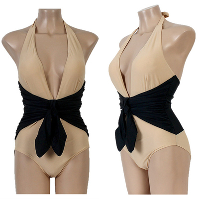 网红欧美度假ins风韩国复古连体显瘦遮肚性感露背泳装温泉泳衣女-淘宝网 网红欧美度假ins风韩国复古连体显瘦遮肚性感露背泳装温泉泳衣女-淘宝网