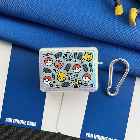 Pokémon Gradient Laser Shine Protective Carry Airpods 1, Airpods 2, Airpods 3, Airpods Pro AirPods Case