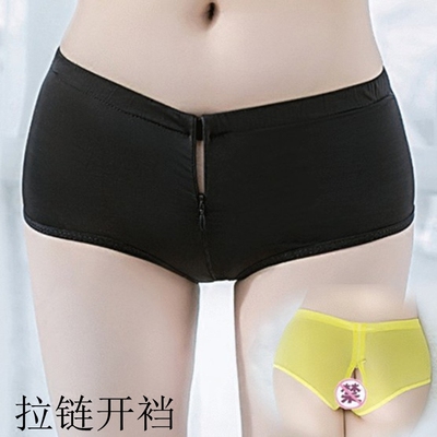 女士内裤学生少女透明拉链开裆弹力冰丝内裤三角裤夜店短裤-淘宝网 女士内裤学生少女透明拉链开裆弹力冰丝内裤三角裤夜店短裤-淘宝网
