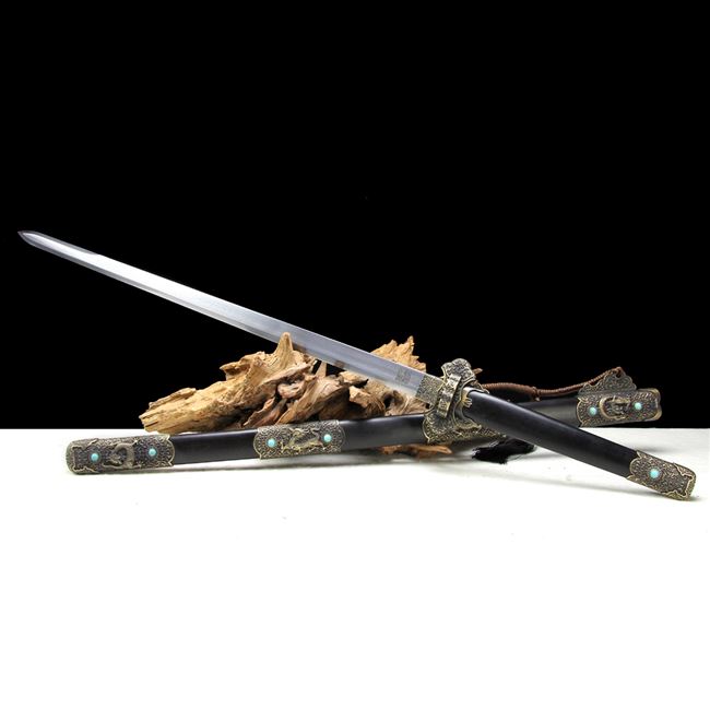 kirin longquan thousand shop name tang town curtilage the pattern steel sword sword tang dao jian integrated cold steel is not edged usually