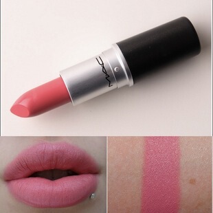 2只包邮 mac/魅可唇膏口红 亚光 暖调浅粉蔷薇色 please me