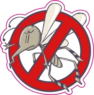 蚊子 个性潮牌贴纸 笔记本行李箱贴纸 3m防水磨砂 2210