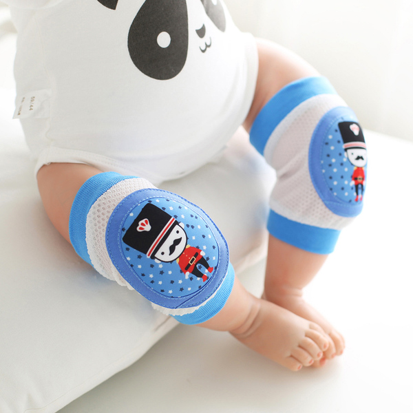 宝宝防摔护膝 婴儿加厚幼儿爬行学步护膝套儿童膝盖透气护肘夏季