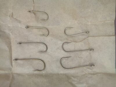 铁锚牌鱼钩老牌黑鱼钩专钓黑鱼鱼钩穿孔鱼钩子黄鳝钩黄鳝钩子甲鱼