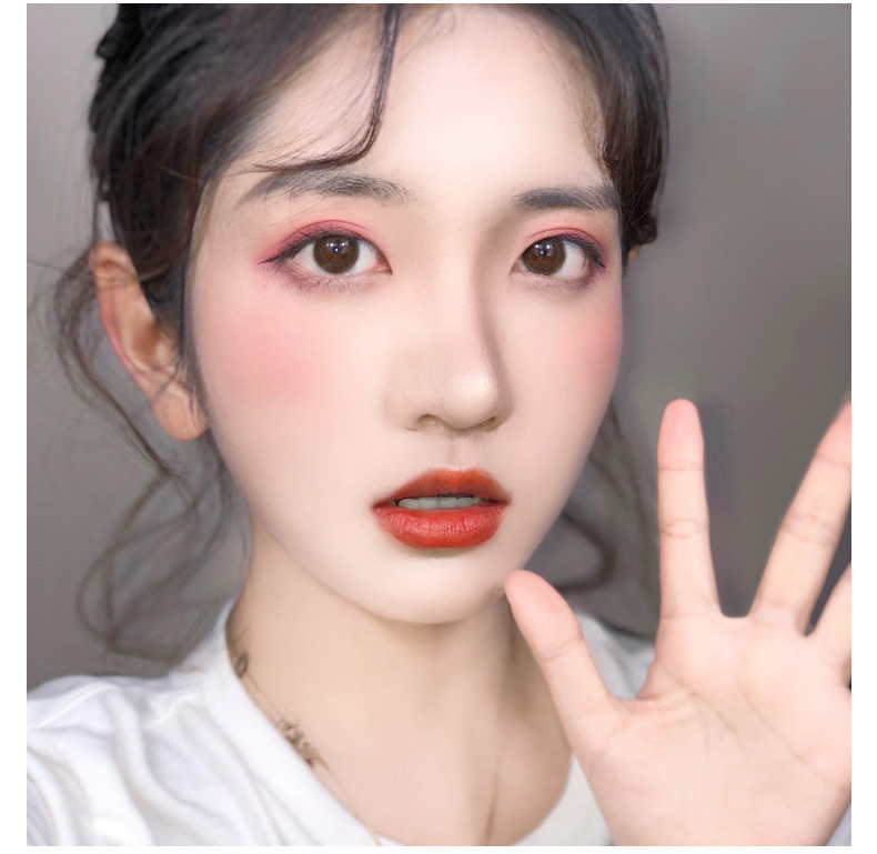 Sinh viên lười biếng giá rẻ tạo tác xixi nấm cushion blush tự nhiên trang điểm nude kem cam phấn hồng phấn má hồng - Blush / Cochineal má hồng the saem