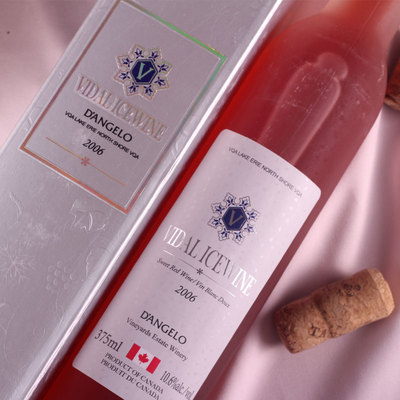 加拿大进口冰酒冰红葡萄酒女士醉爱甜酒礼盒装正品特价包邮