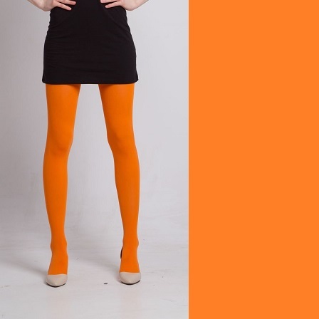 亮橙色 橘色天鹅绒连裤袜 加大码不透肉加厚丝袜春秋女