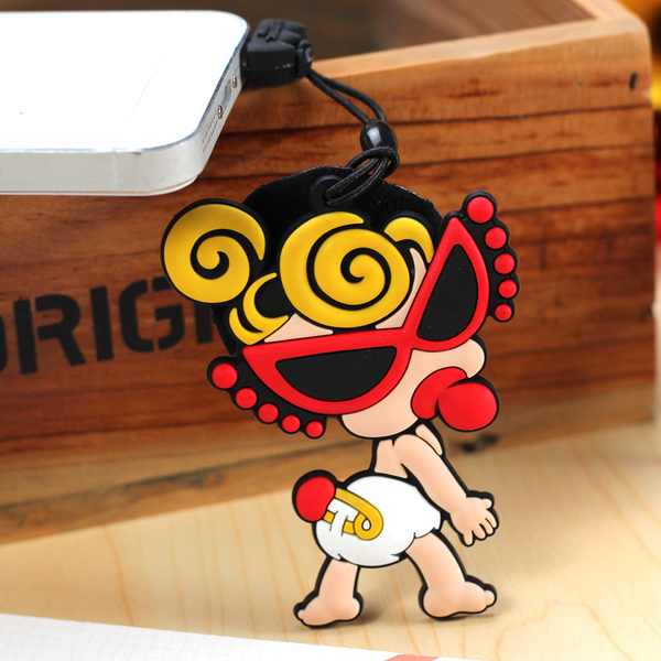 黑超奶嘴b女iphone5s/4s潮牌防尘塞苹果6 三星note4屏幕擦耳机塞