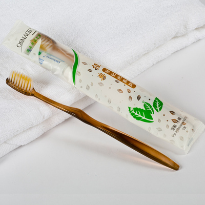 酒店用品牙具 宾馆客房洗漱一次性牙膏牙刷二合一套装