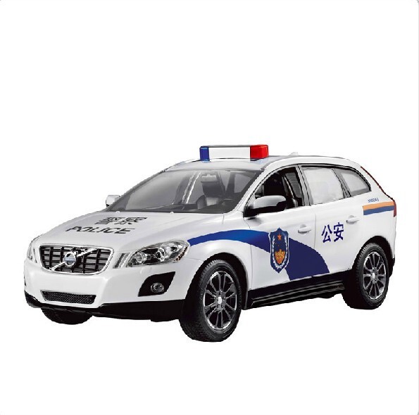 正版rastar星辉车模 1:14 沃尔沃xc60 警车版(带警笛) 31610