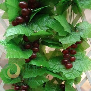 仿真葡萄藤 假花藤条仿真花塑料花假花绢布水管道空调管装饰