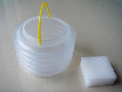 特价塑料透明可拉伸伸缩折叠水桶方便绘画洗笔