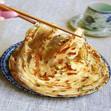 千点印度葱油飞饼300g/包5片葱油风味手抓饼面饼早餐煎手抓飞饼