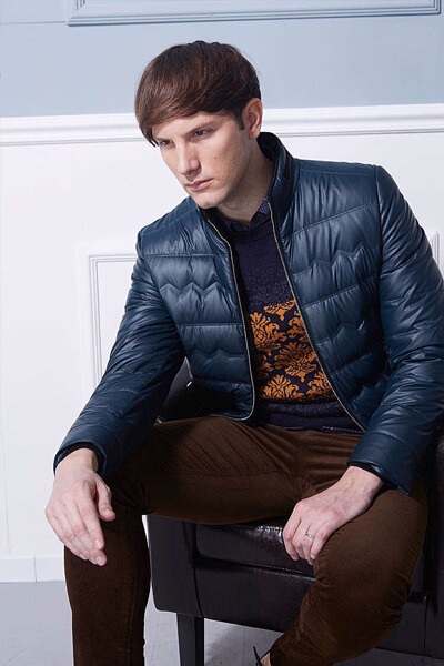 渡森男装2015冬季休闲时尚新款羽绒服