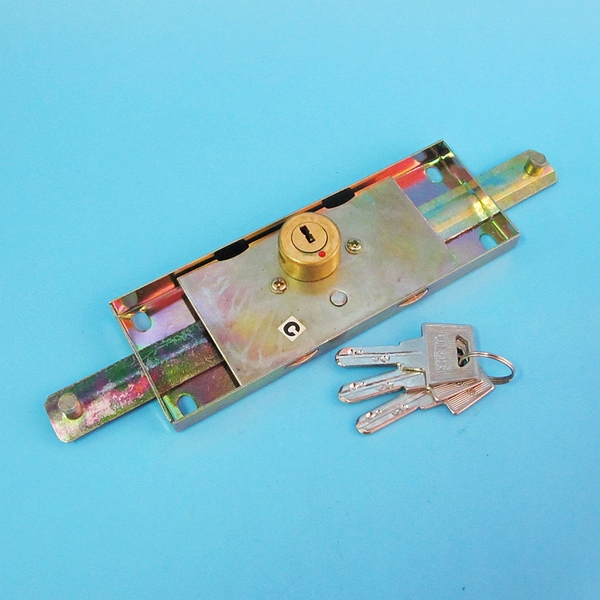 亏本清仓老式铁本色普通卷拉闸门锁电脑钥匙卷帘门铜芯配件底部