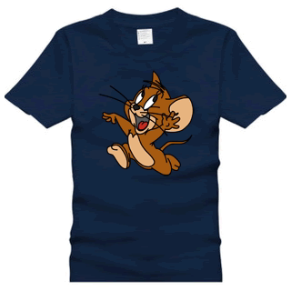 [促销] 女装 动漫衣服 tom and jerry 猫和老鼠 短袖圆领t恤